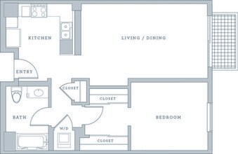 1H - Renovated A307 floor plan